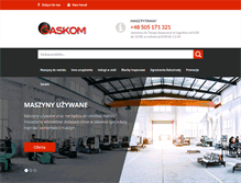 Tablet Screenshot of gaskom.pl